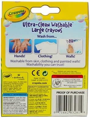 Crayola Large Washable Crayons 16ct, 2pk