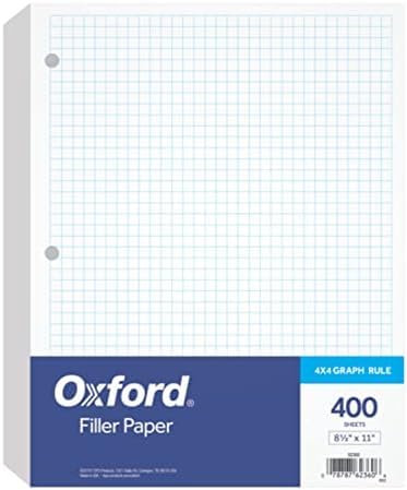 Oxford Graph Paper 400ct