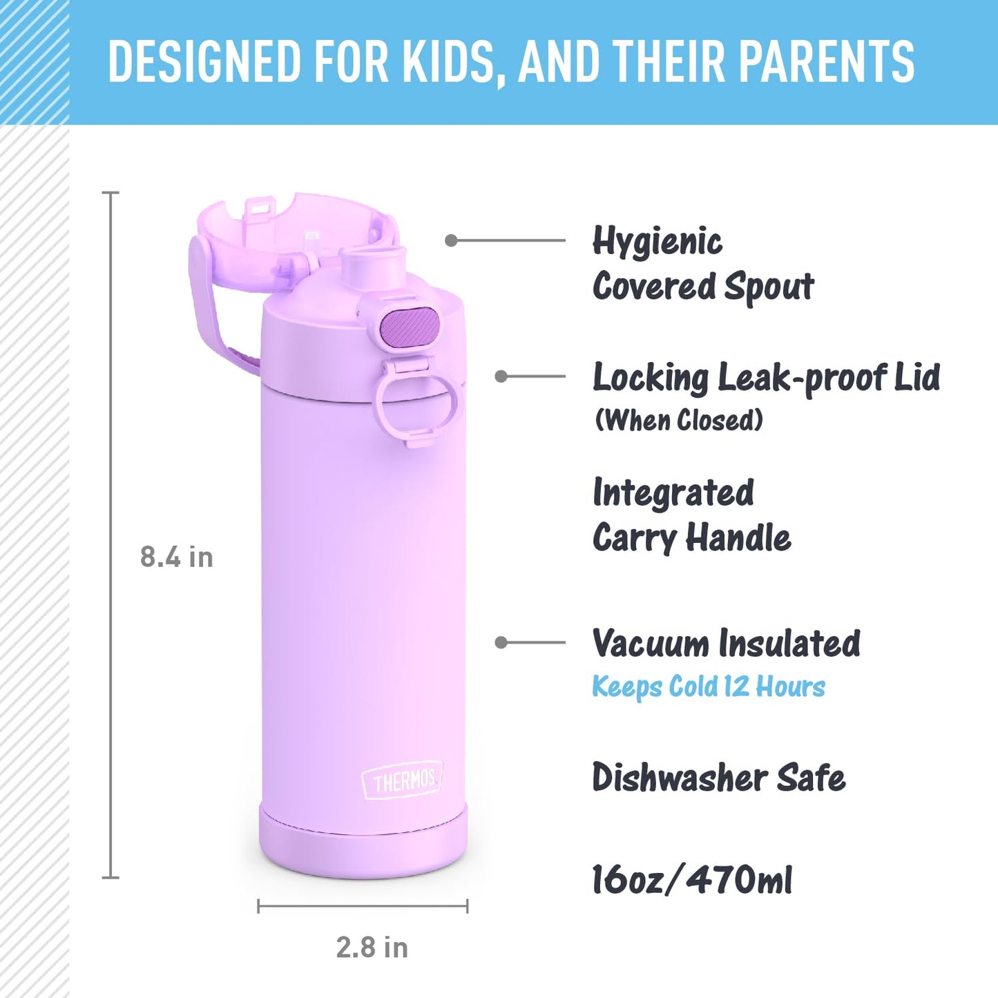 Thermos 16oz Minecraft Bottle