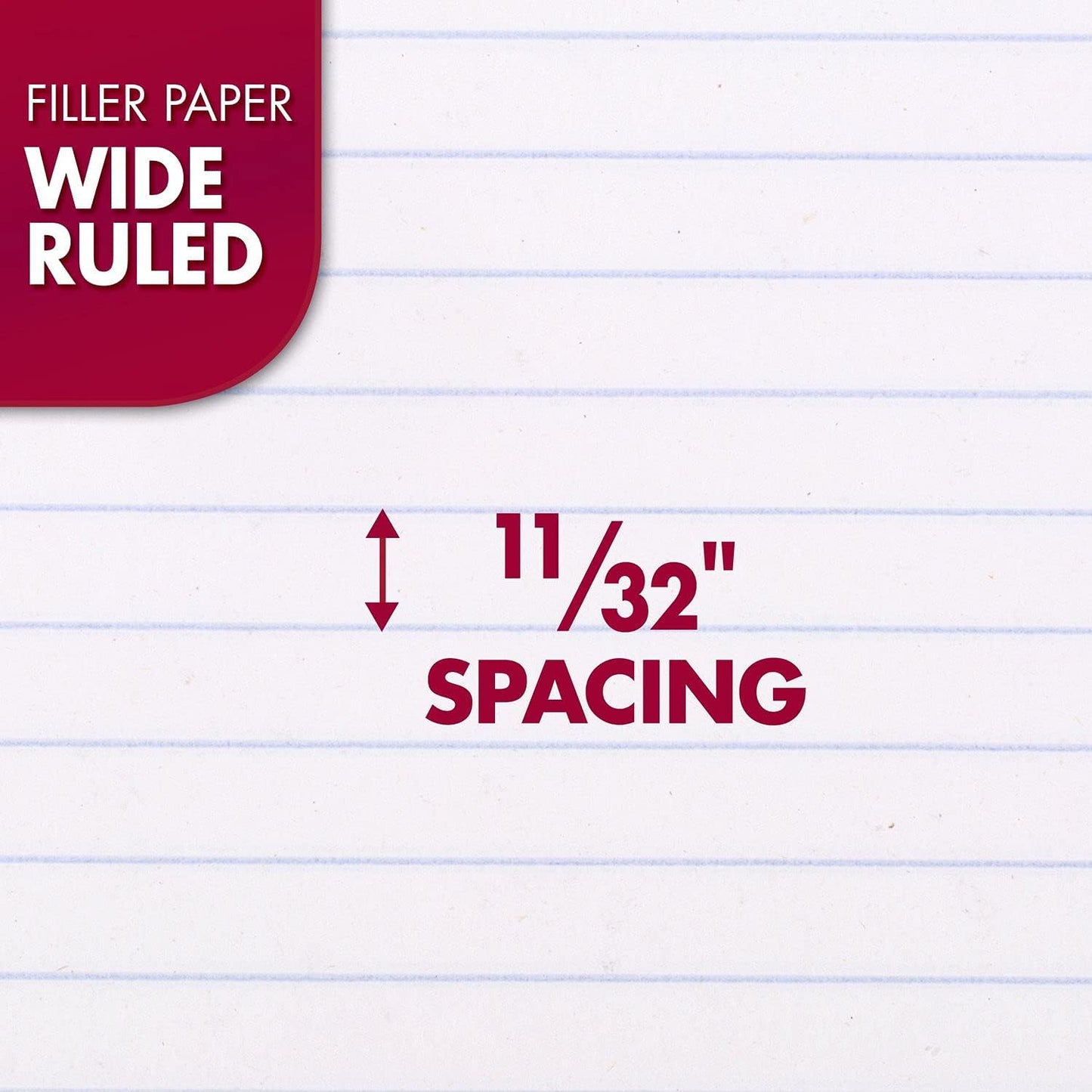 Mead Loose Leaf Paper, Wide Ruled