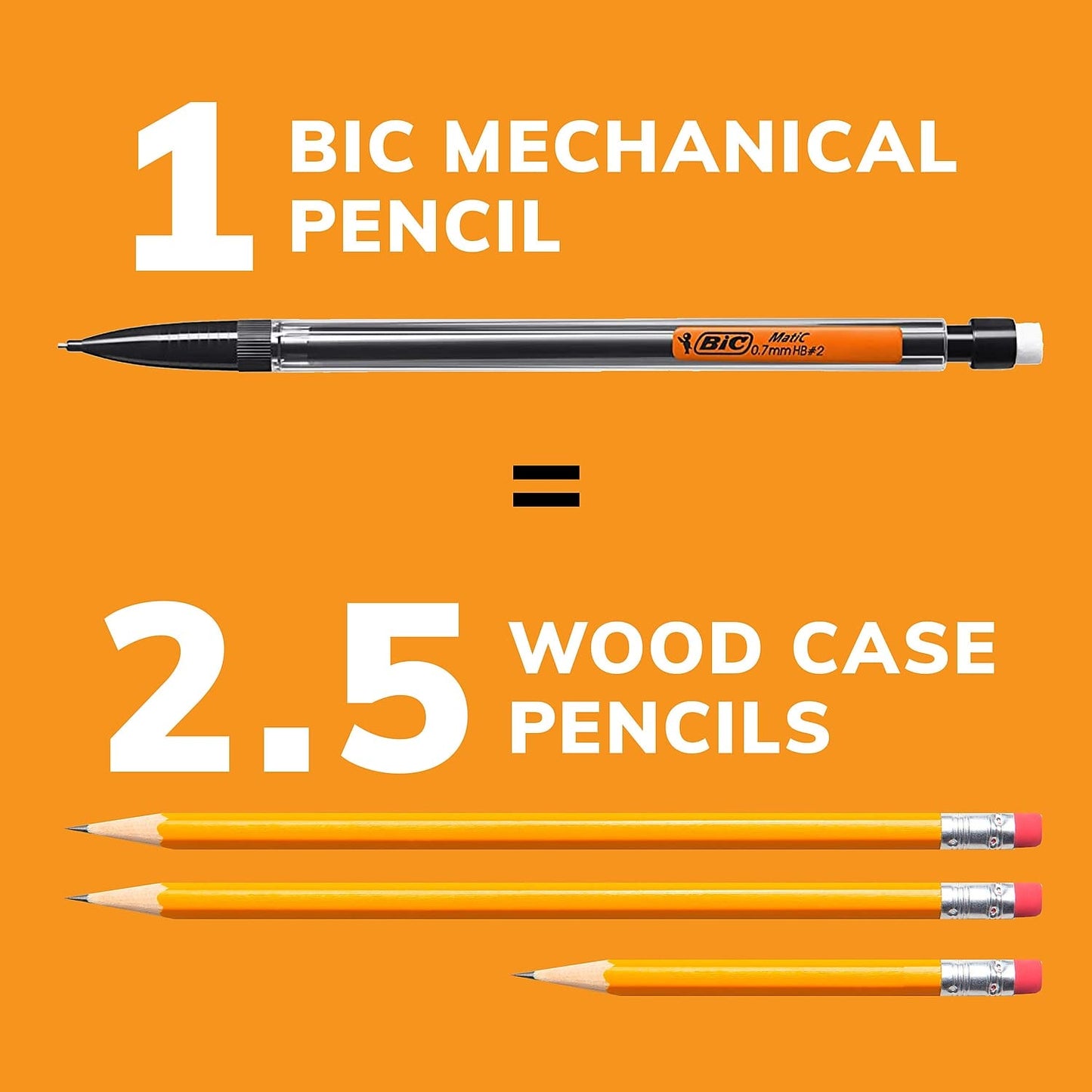 BIC Mechanical Pencils 0.7mm – 40 Pack