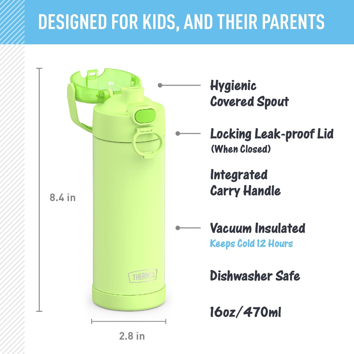 Thermos 16oz Minecraft Bottle