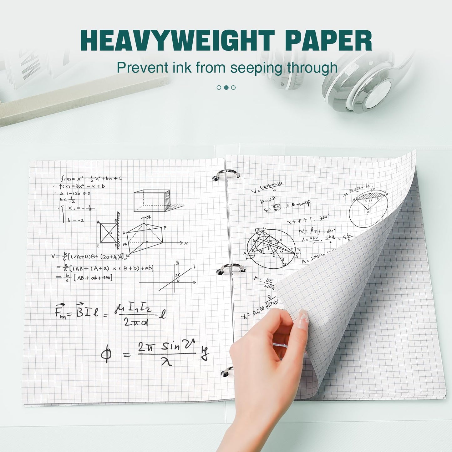 Graph Paper 8×10.5 – 120 Sheets