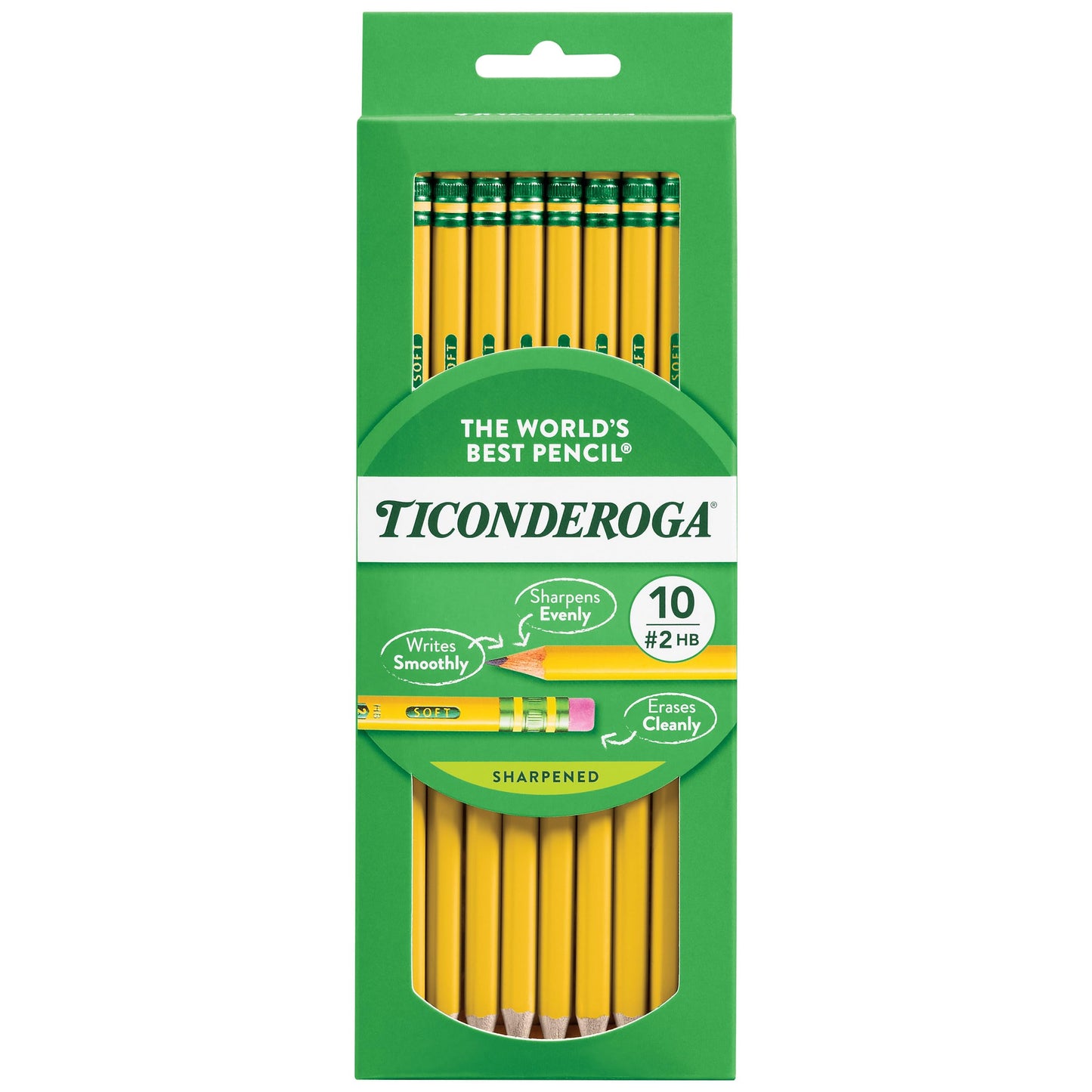 Ticonderoga Pre-Sharpened Pencils 10-Pack