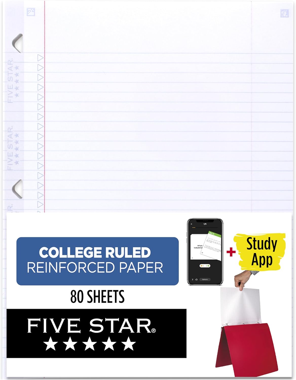 Five Star Loose Leaf 80ct