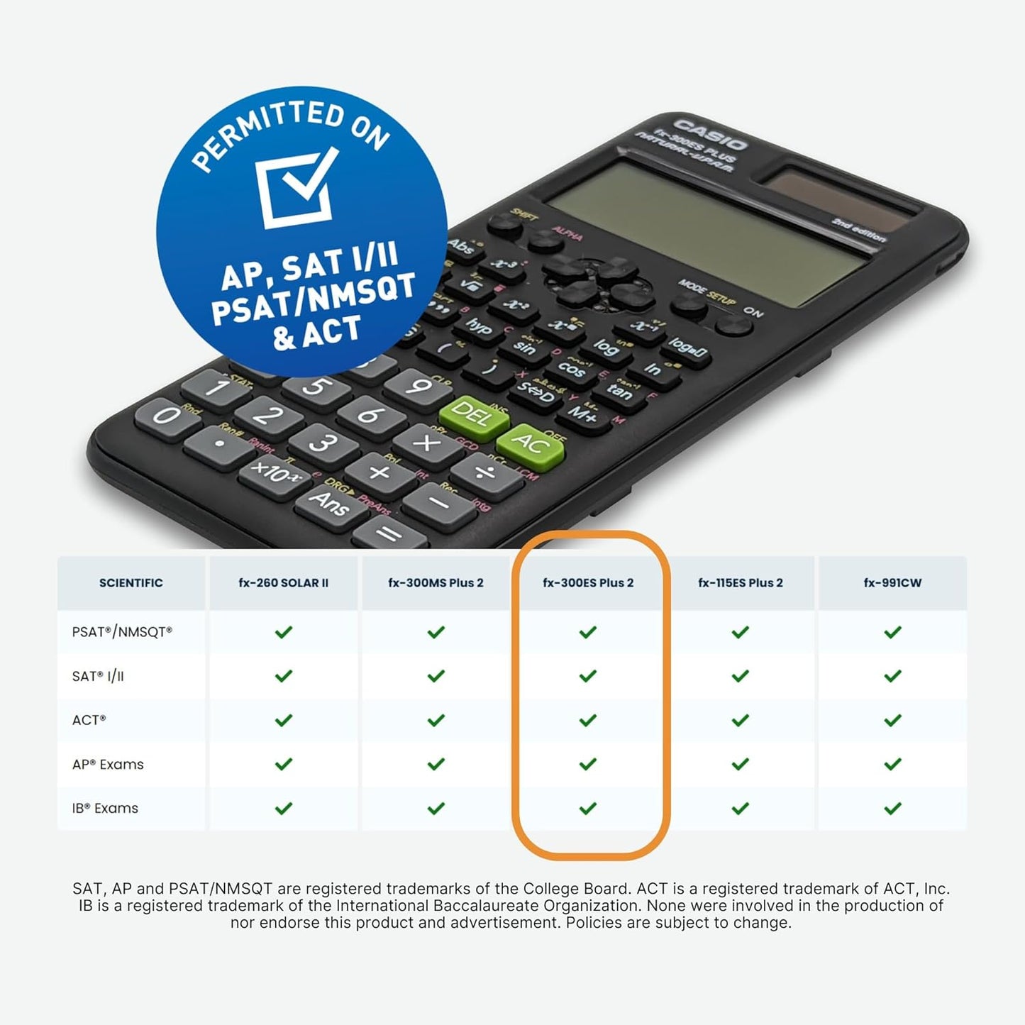 Casio fx-300ES Plus Scientific Calculator