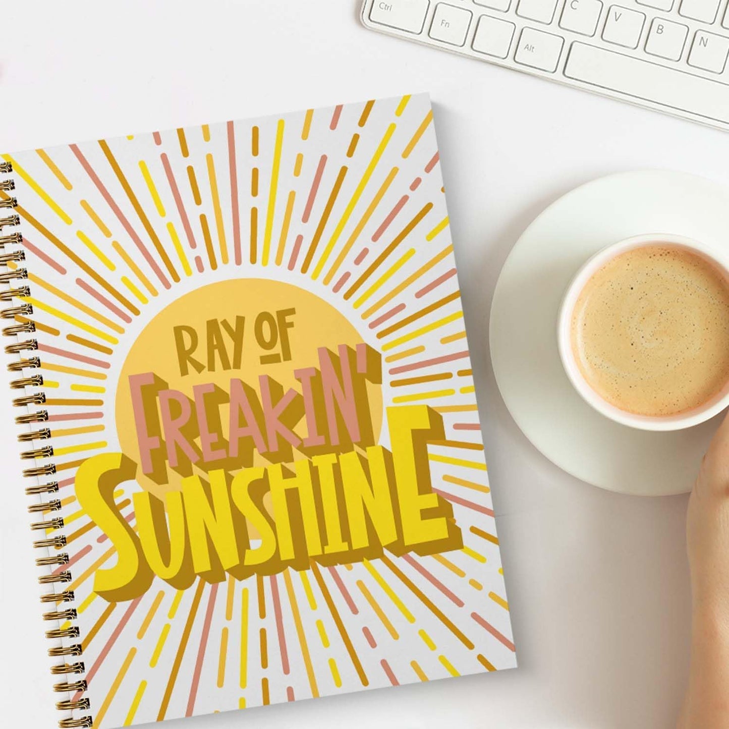 Ray Of Freakin Sunshine Spiral Notebook – 8.5"x11"