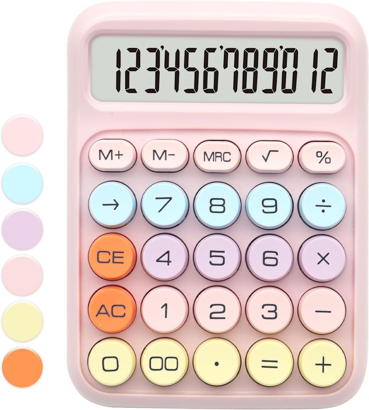 UPIHO Black 12-Digit Calculator