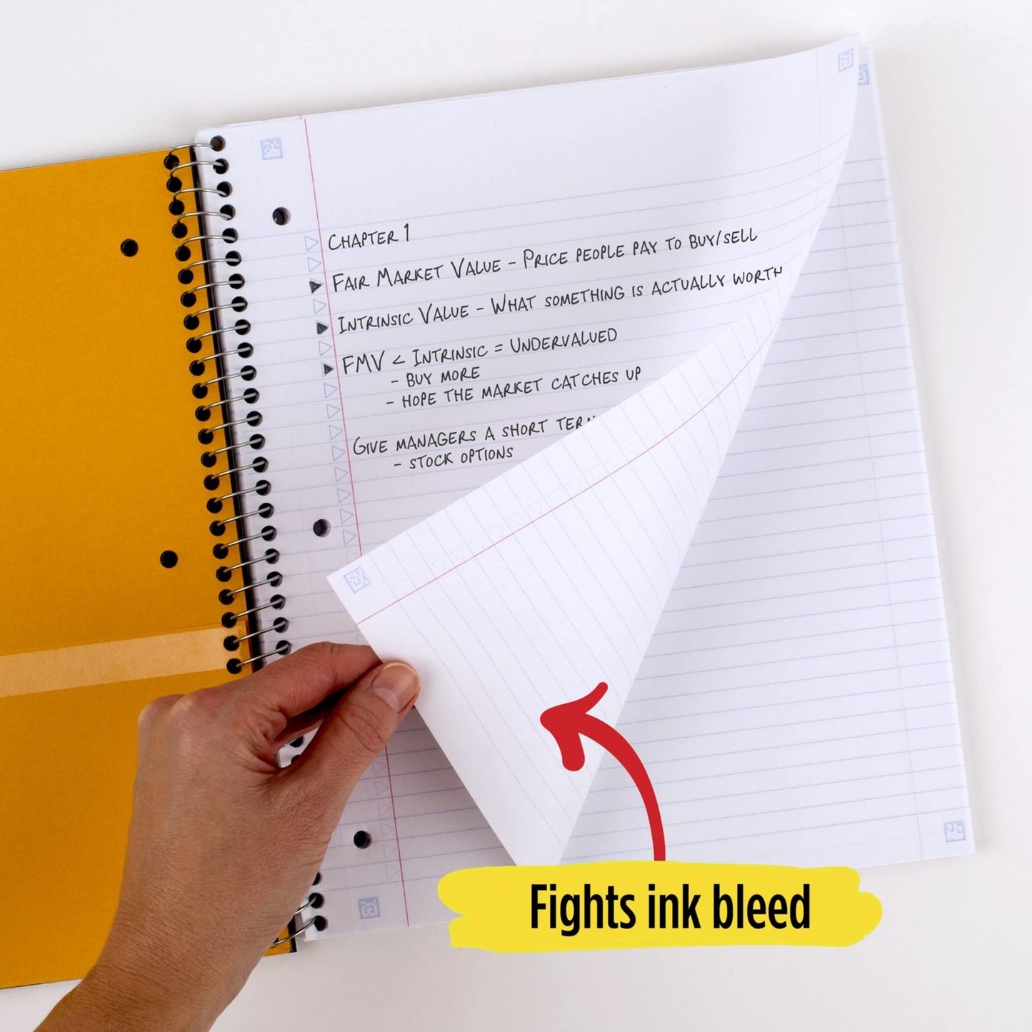 Five Star 3-Subject Notebook – Pacific Blue