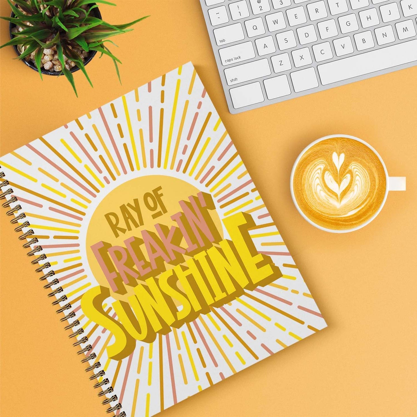 Ray Of Freakin Sunshine Spiral Notebook – 8.5"x11"