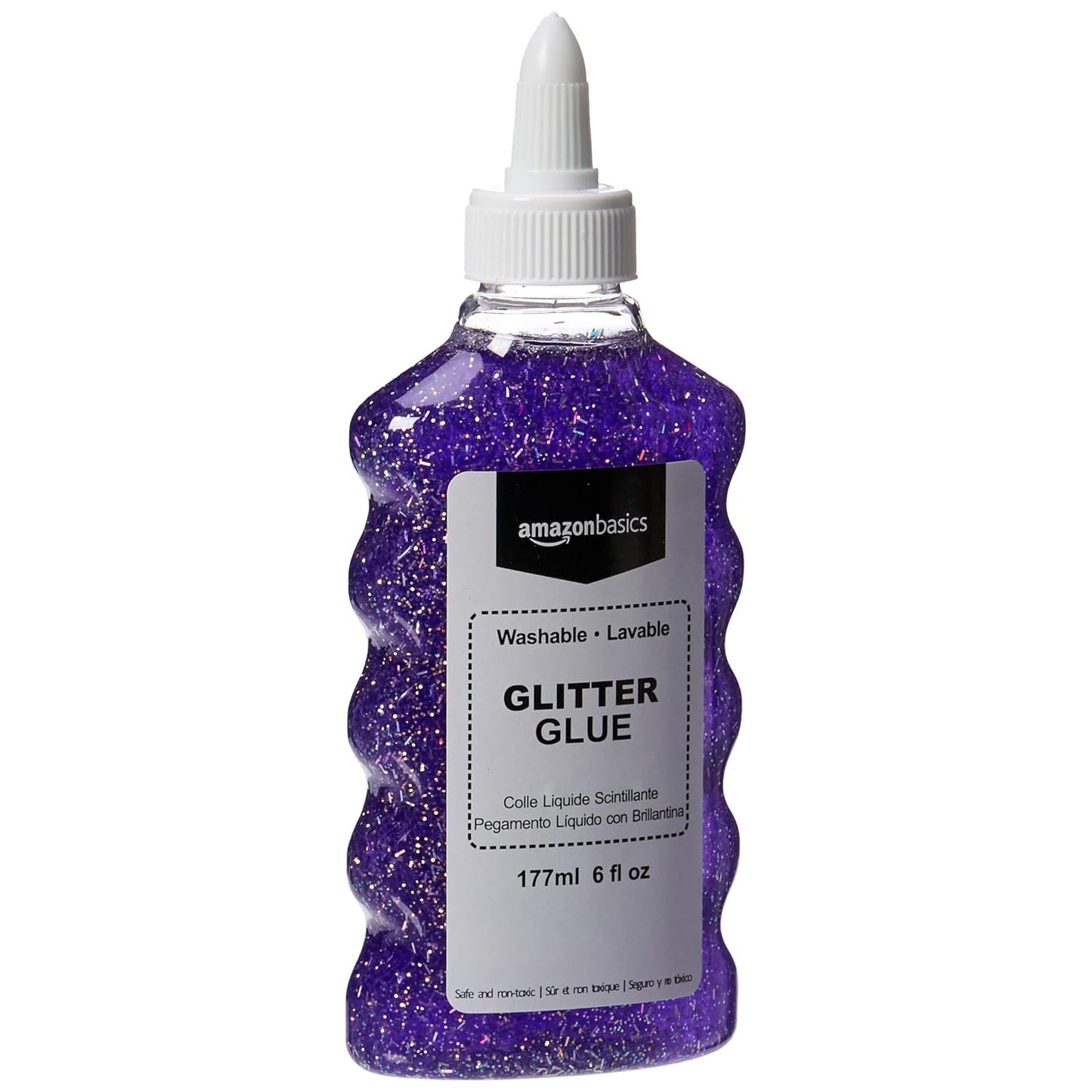 Amazon Basics Glitter Glue 4-Pack