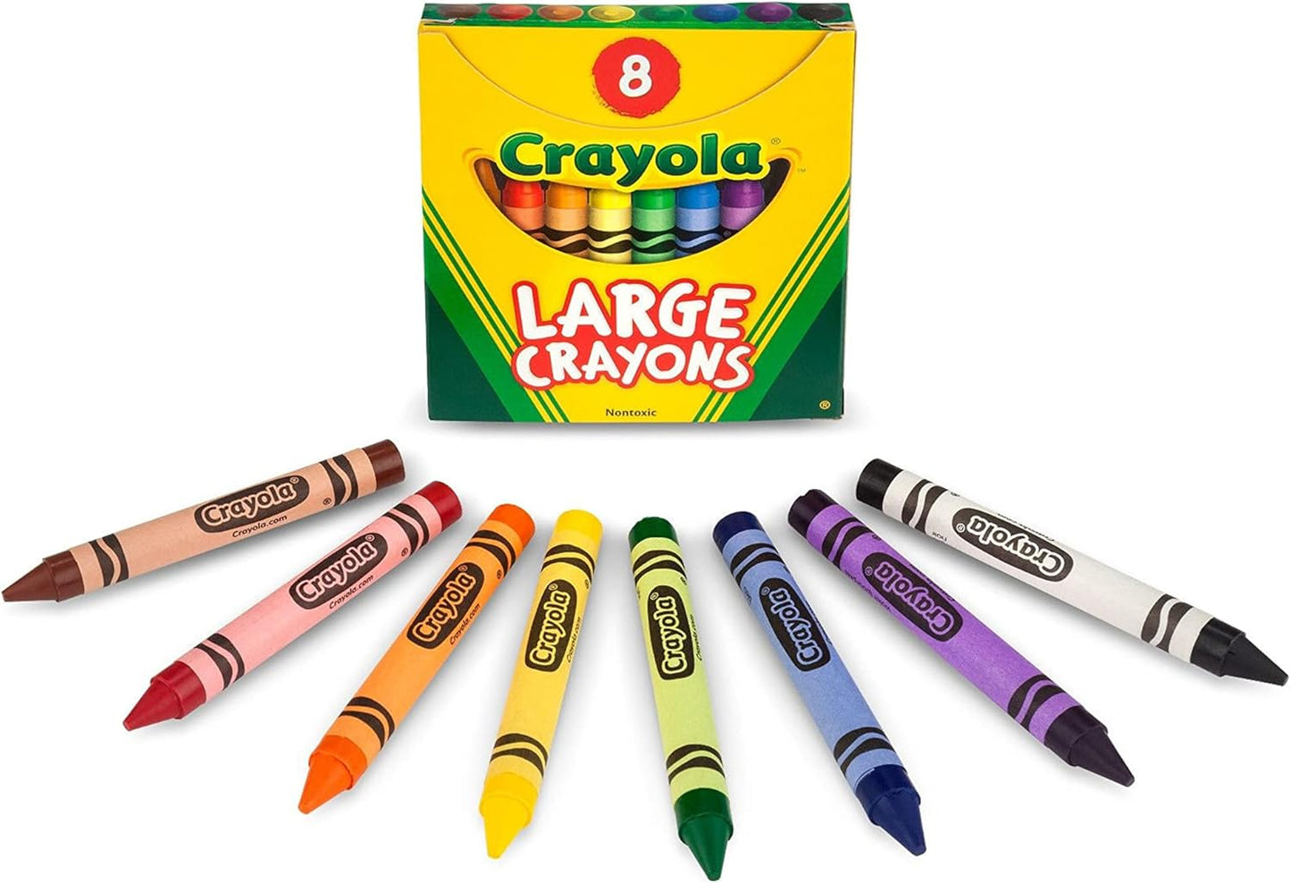 Crayola Giant Crayons 8ct, Kids 2+