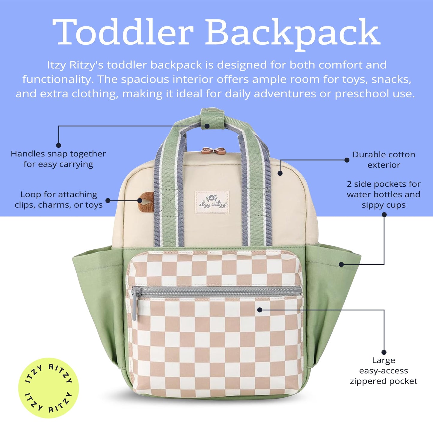 Itzy Ritzy Toddler Backpack