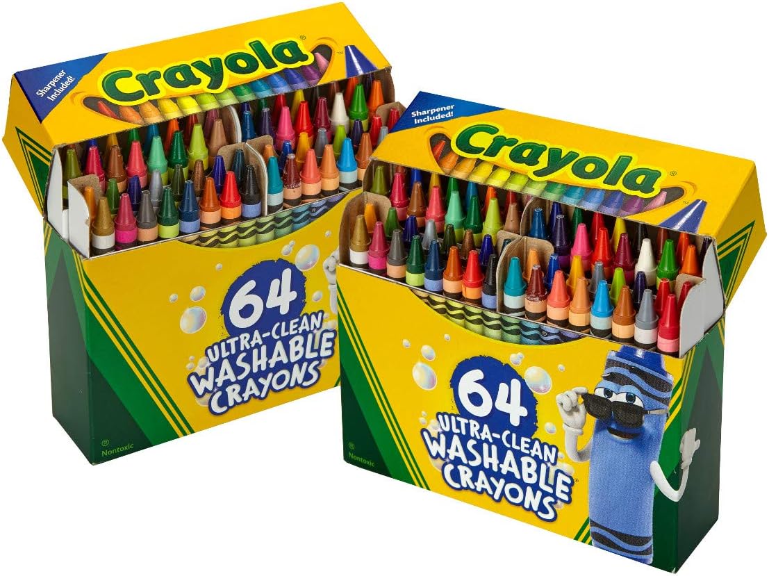 Crayola Washable Crayons 64ct