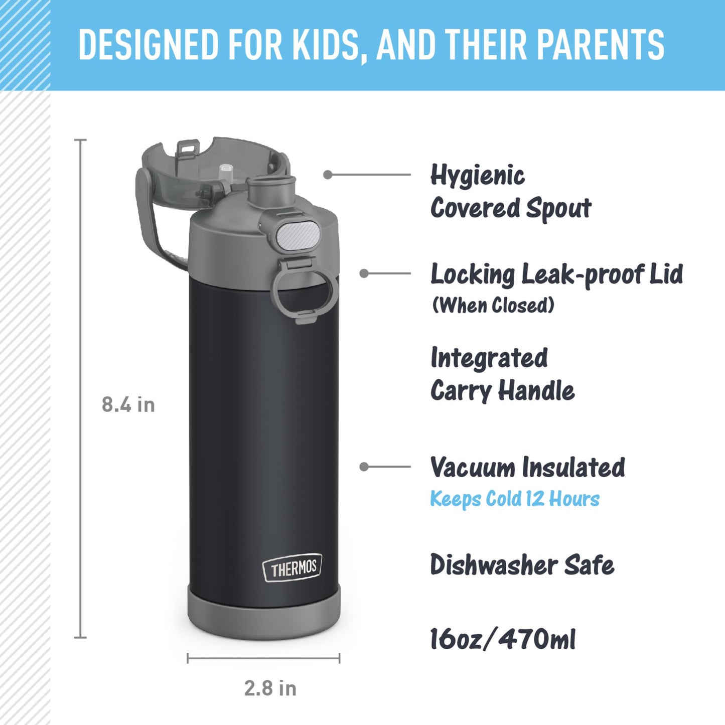 Thermos 16oz Minecraft Bottle