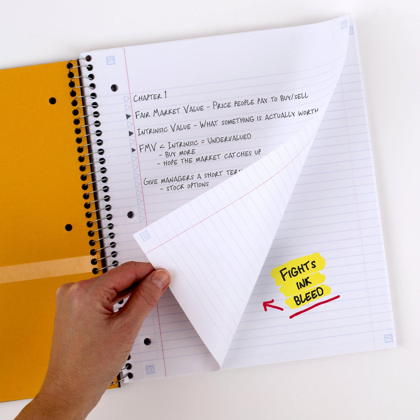 Five Star 3-Subject Notebook – Pacific Blue