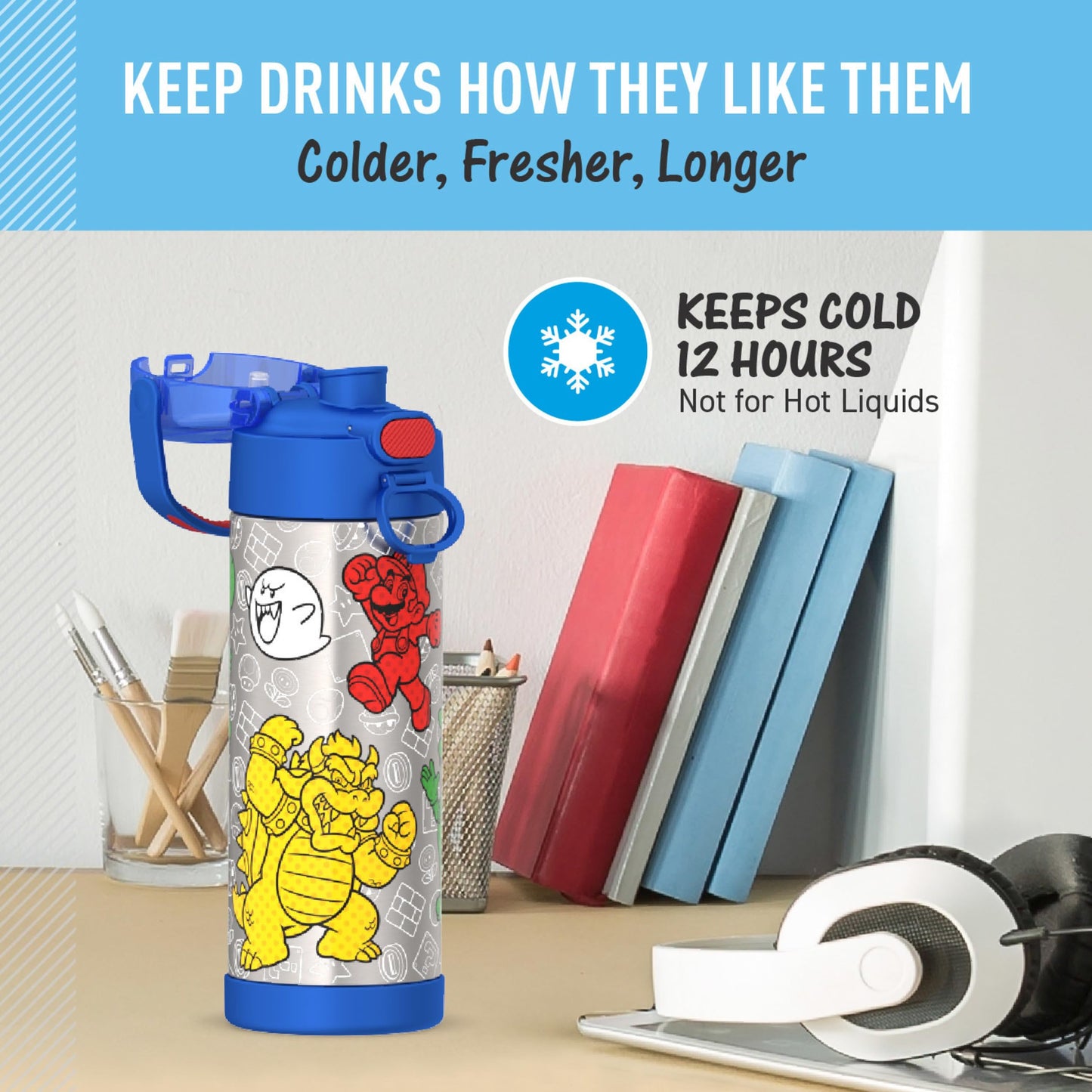 Thermos 16oz Minecraft Bottle