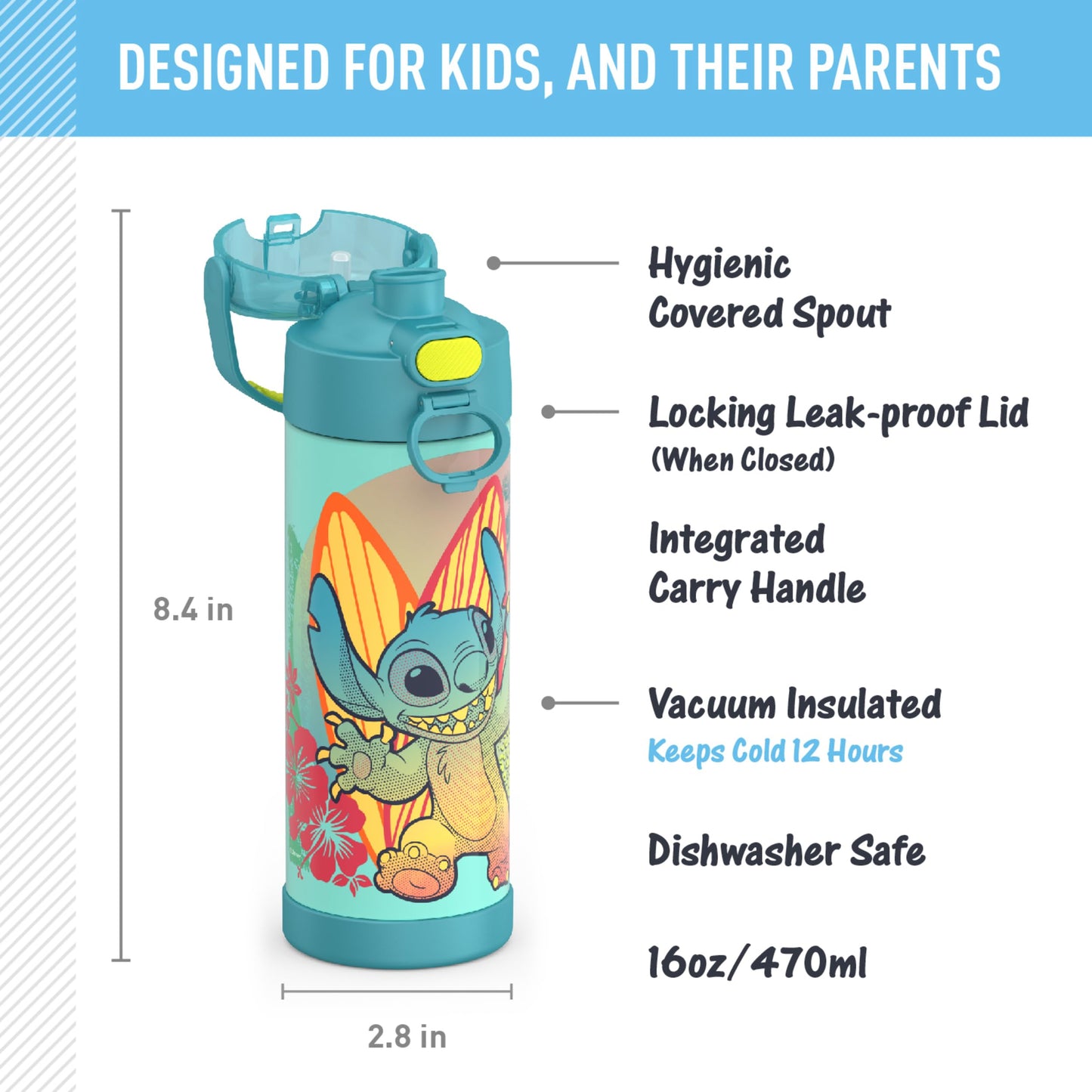 Thermos 16oz Minecraft Bottle