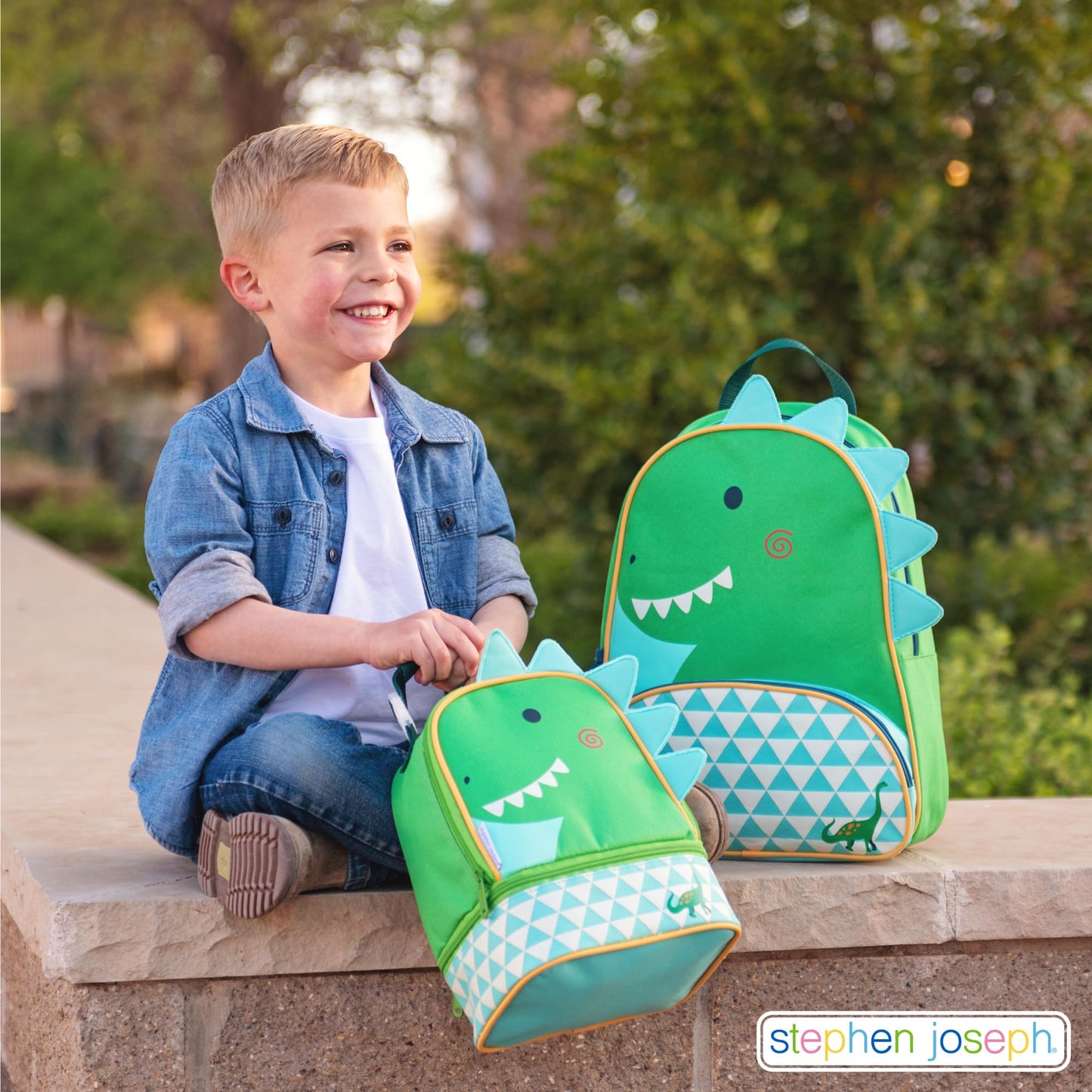 Stephen Joseph Boys' Dino Backpack