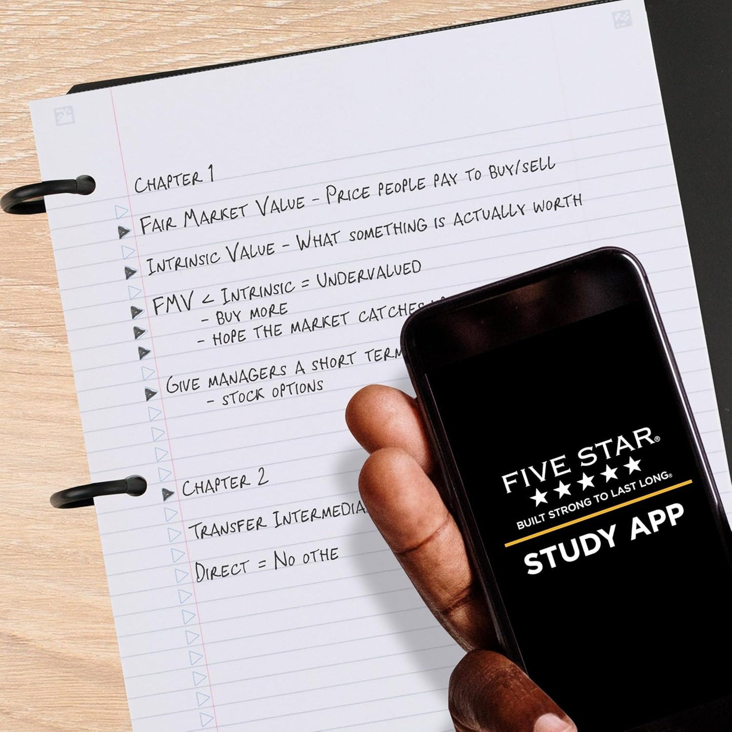 Five Star Flex Refillable Notebook – Black