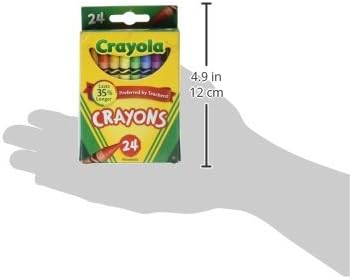 Crayola Crayons 24 Colors (Pack of 4)