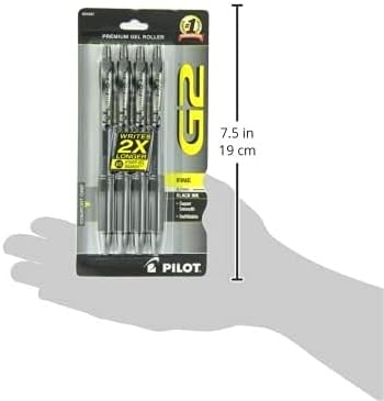 Pilot G2 Gel Pens 0.7mm – Black, 4 Pack