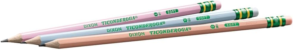 Ticonderoga Pre-Sharpened Pastel Pencils 18-Pack