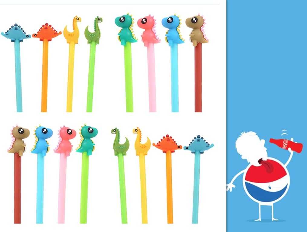 Cute Dinosaur Gel Pens 16pcs Set