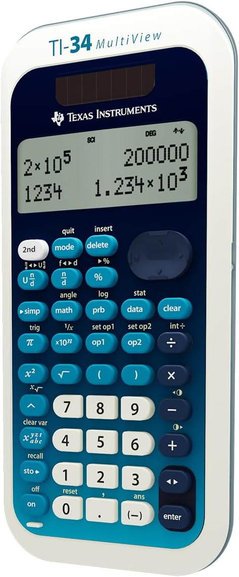 TI-34 MultiView Scientific Calculator