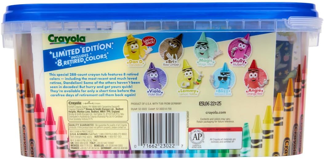 Crayola 288ct Limited Crayons