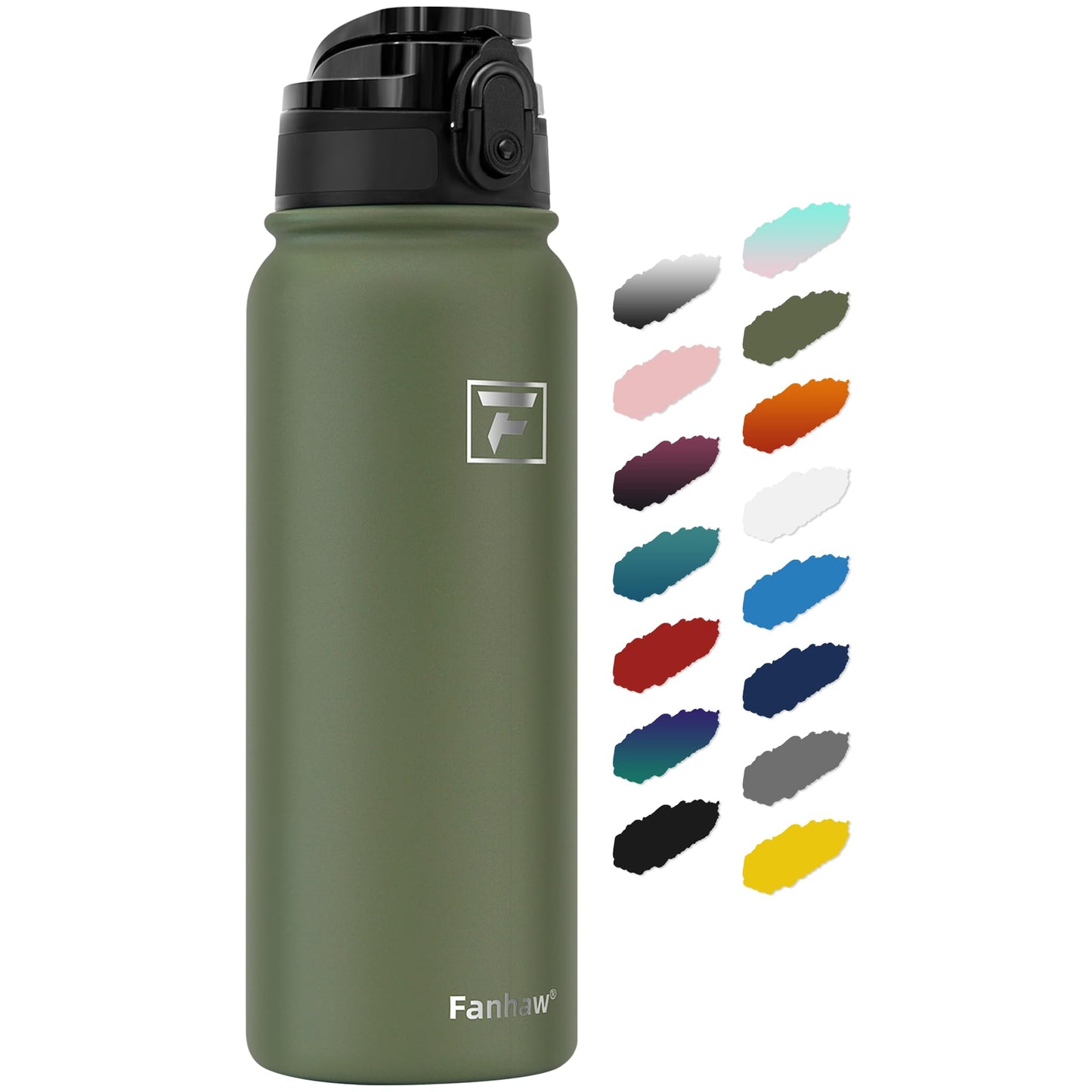 Fanhaw 20oz Insulated Water Bottle