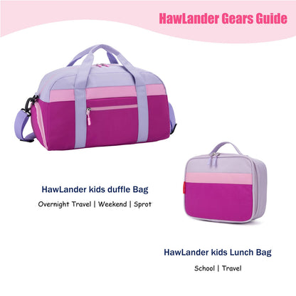 HawLander Kids Backpack Pink 15"
