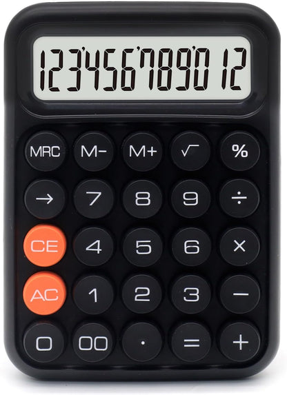 UPIHO Black 12-Digit Calculator