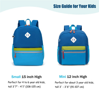 HawLander Kids Backpack Pink 15"