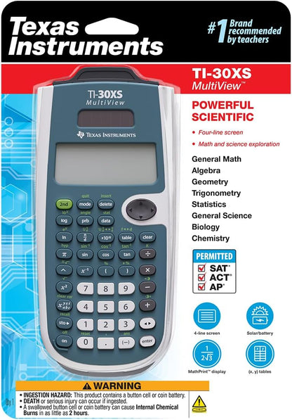 TI-30XS MultiView Scientific Calculator