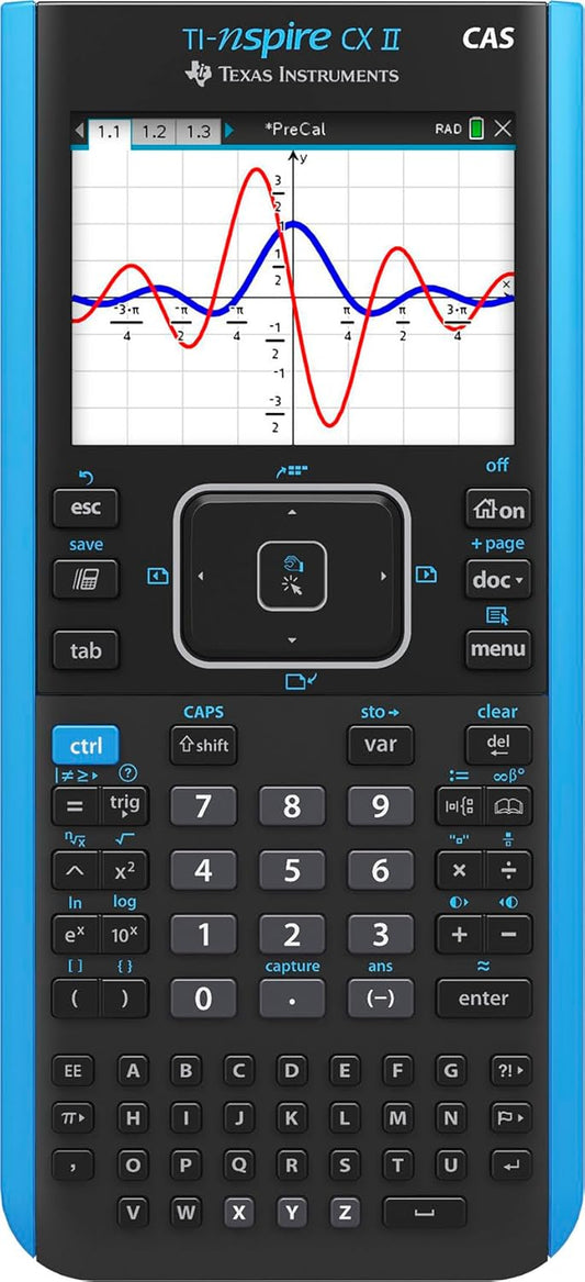 TI-Nspire CX II CAS Graphing Calculator