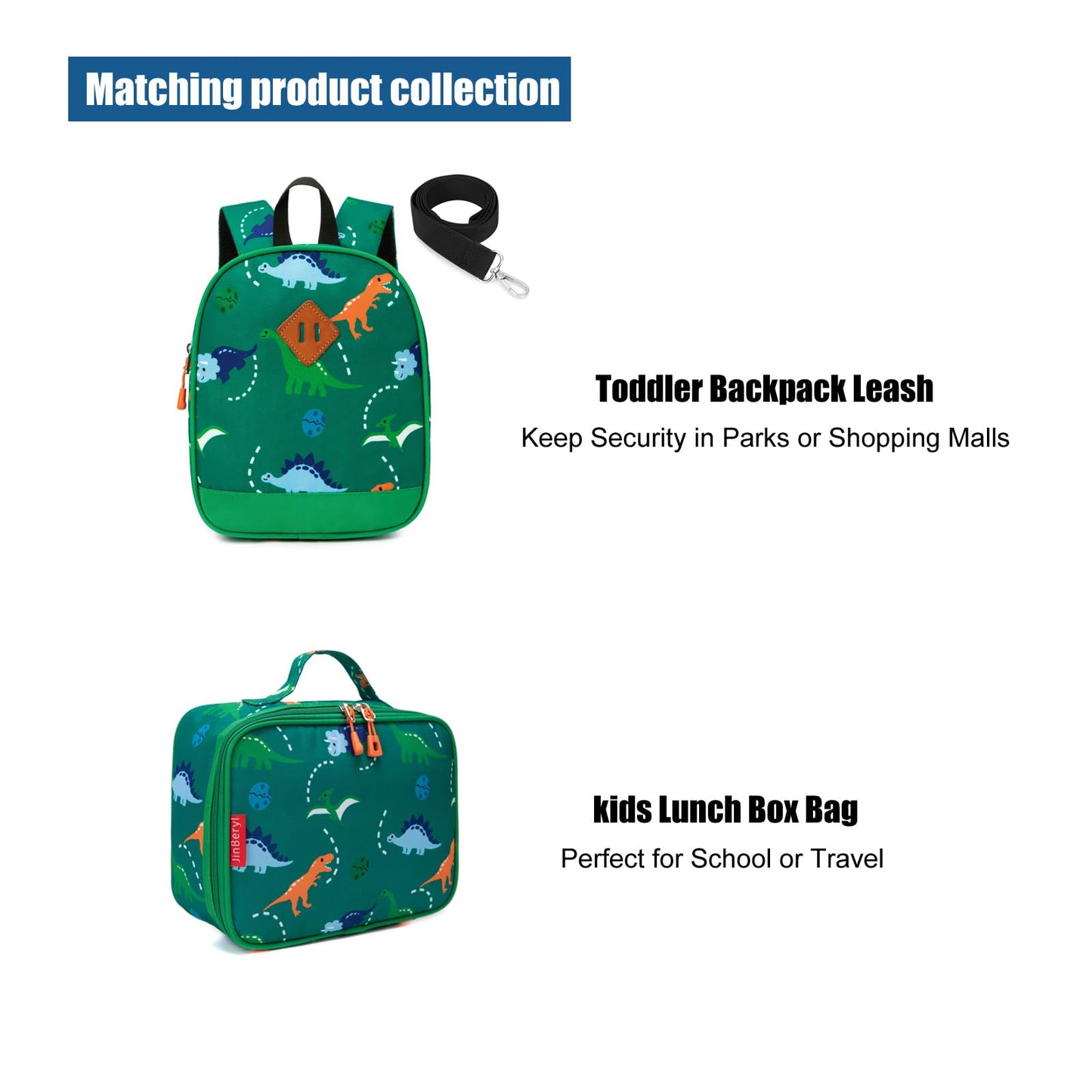 Toddler Dinosaur Backpack 15" Boys