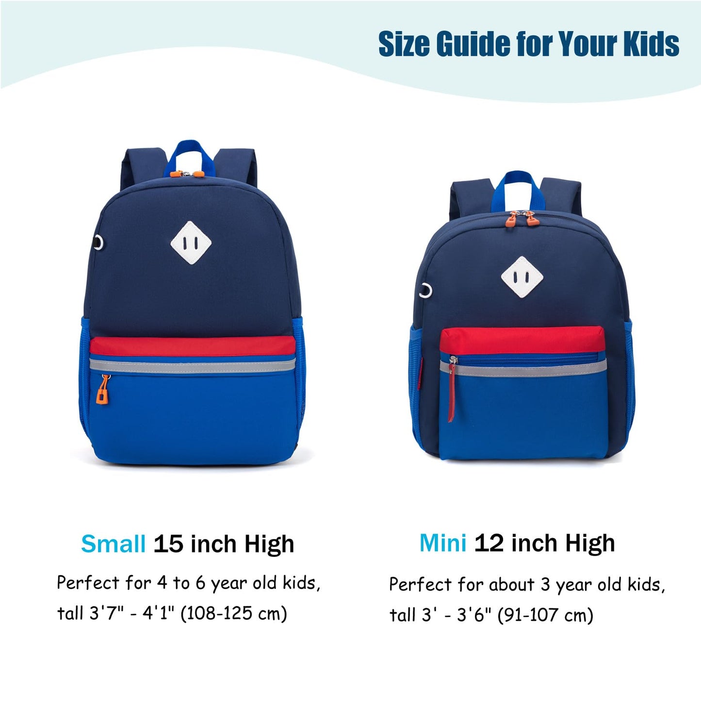 HawLander Kids Backpack Pink 15"