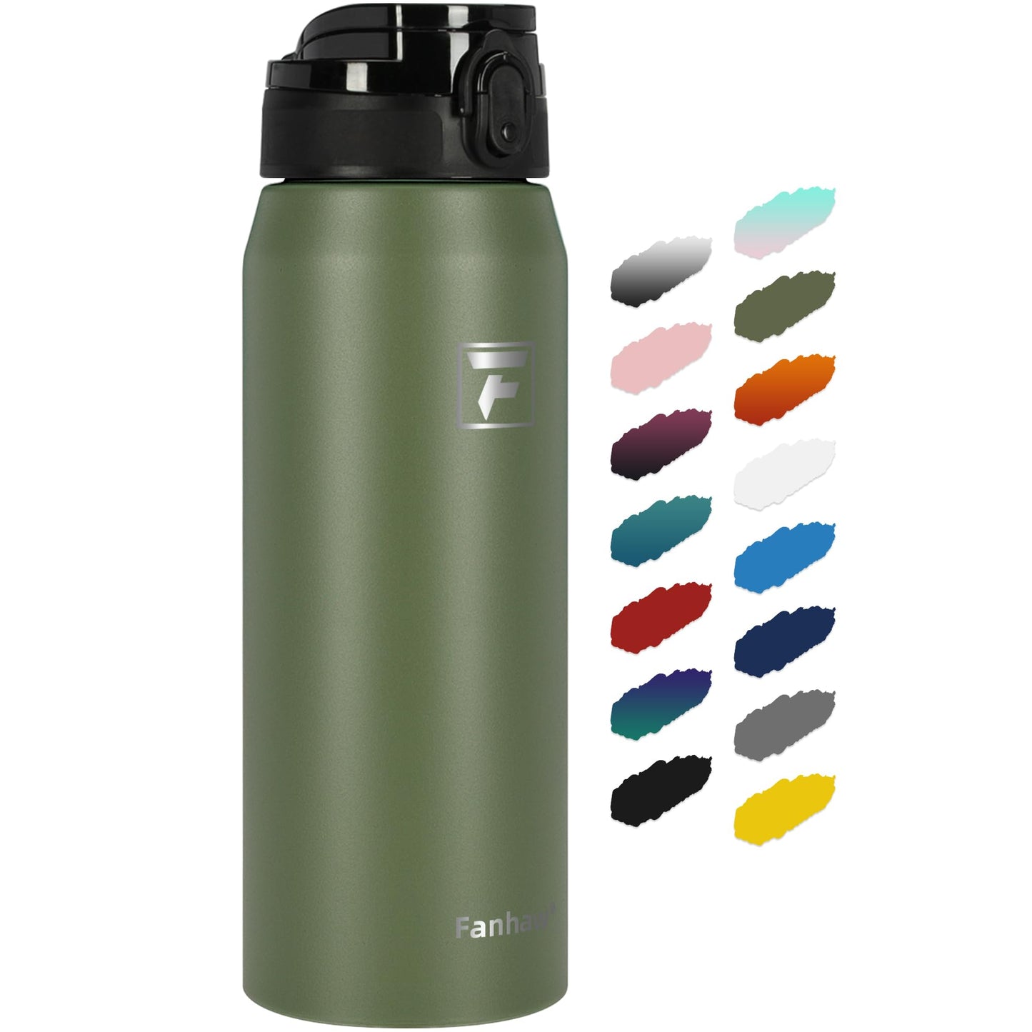 Fanhaw 20oz Insulated Water Bottle