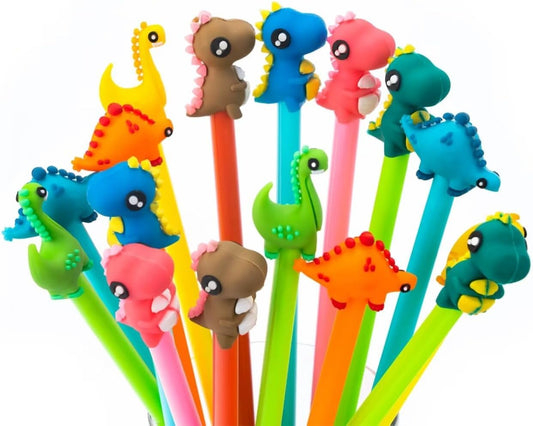 Cute Dinosaur Gel Pens 16pcs Set