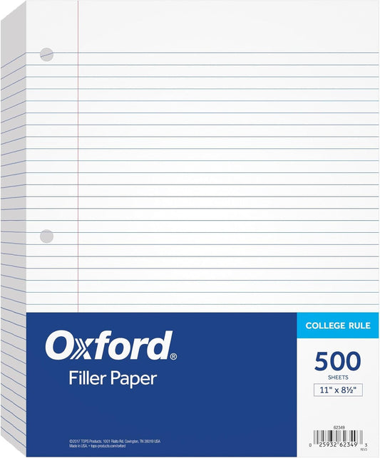 Oxford Loose Leaf – 500 Sheets