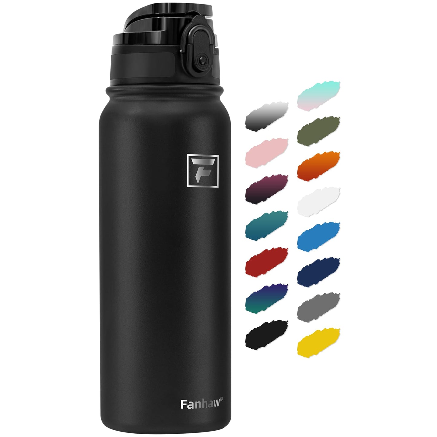 Fanhaw 20oz Insulated Water Bottle