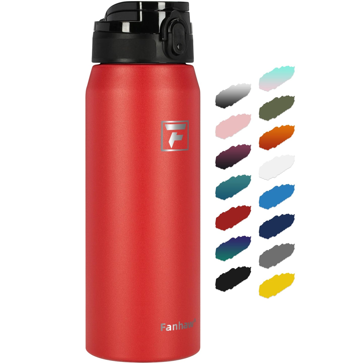 Fanhaw 20oz Insulated Water Bottle