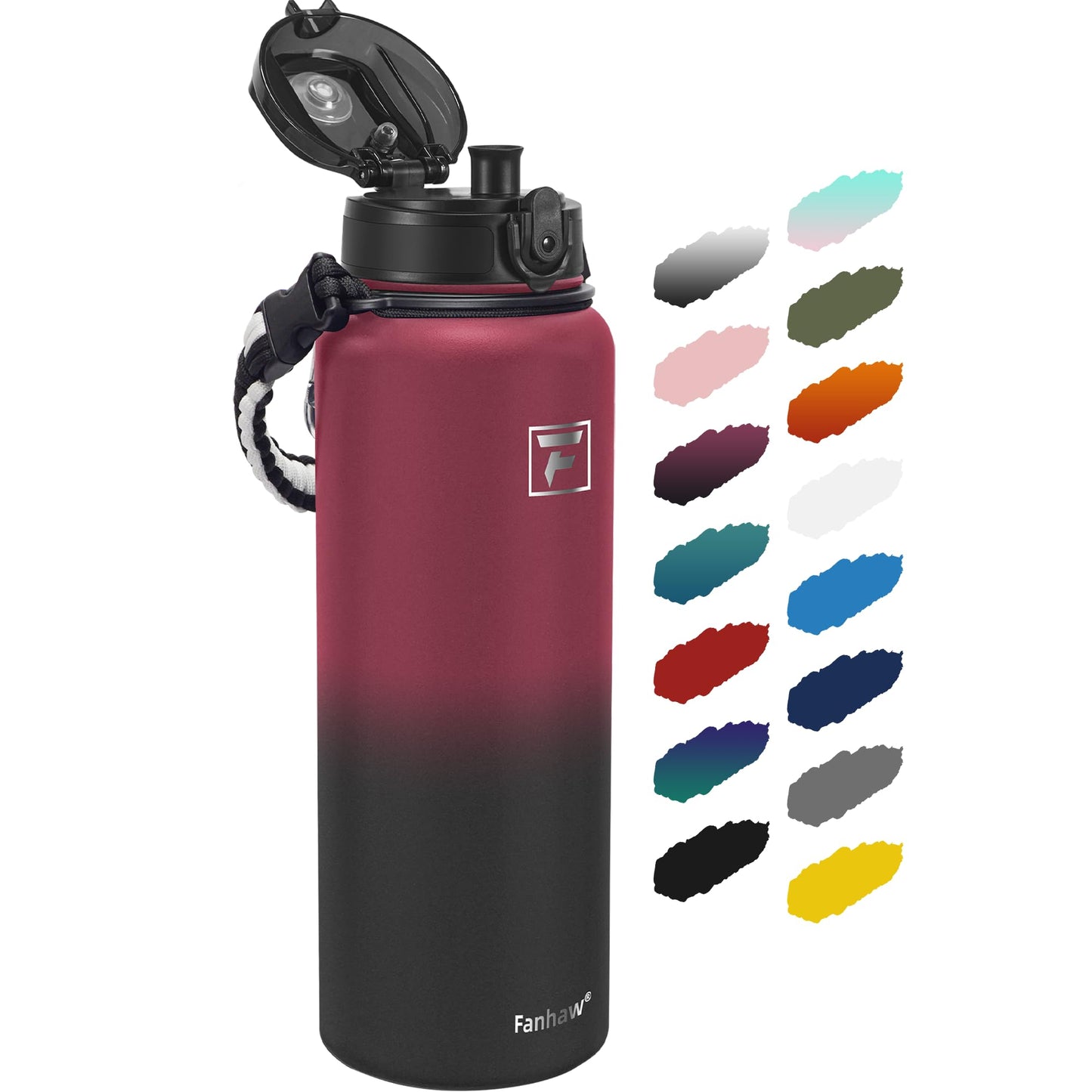 Fanhaw 20oz Insulated Water Bottle