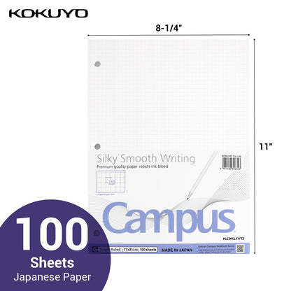 KOKUYO 5x5 Graph Paper 100ct