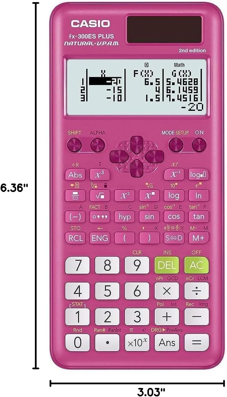 Casio fx-300ES Plus – Pink