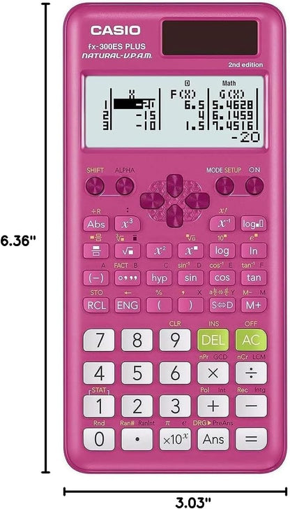 Casio fx-300ES Plus – Pink