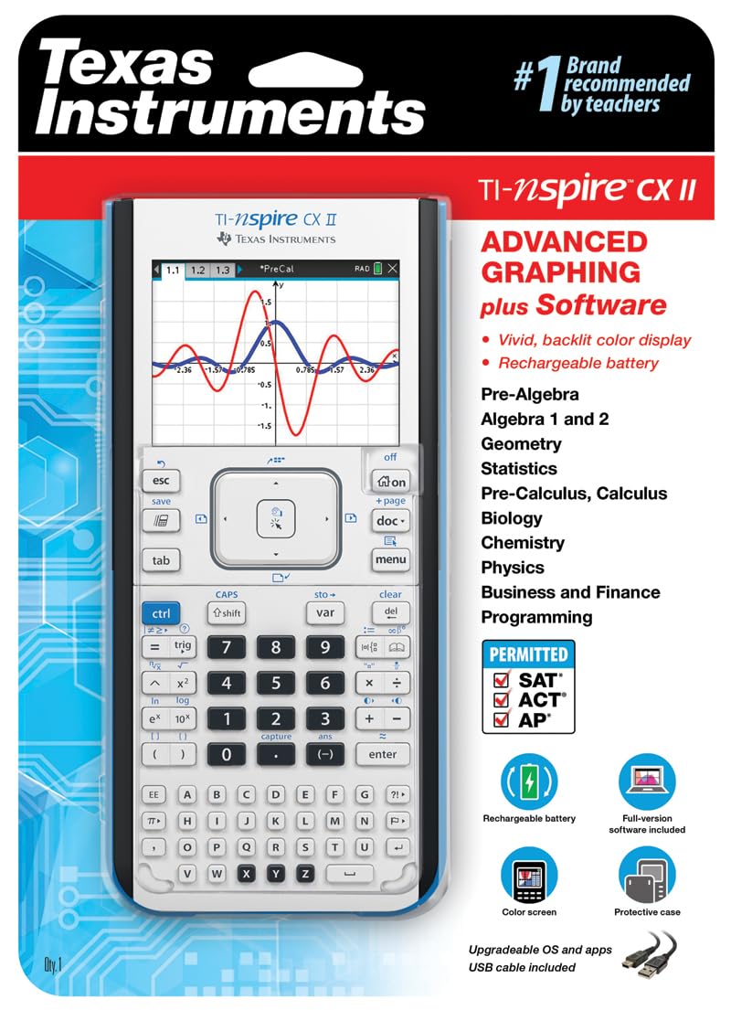 TI-Nspire CX II Graphing Calculator