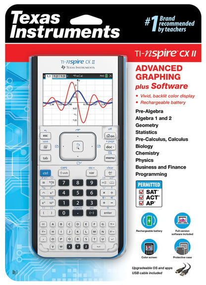 TI-Nspire CX II Graphing Calculator