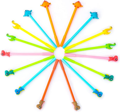 Cute Dinosaur Gel Pens 16pcs Set